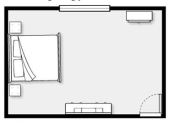 bedroom correct layout